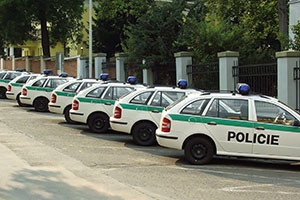 Škoda Fabia policijos automobiliai Čekijoje